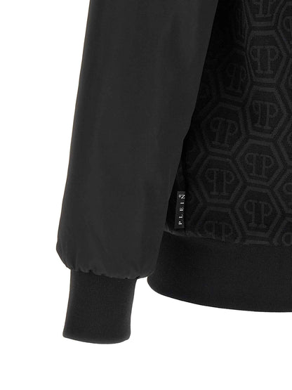 Black Cotton Sweatshirt