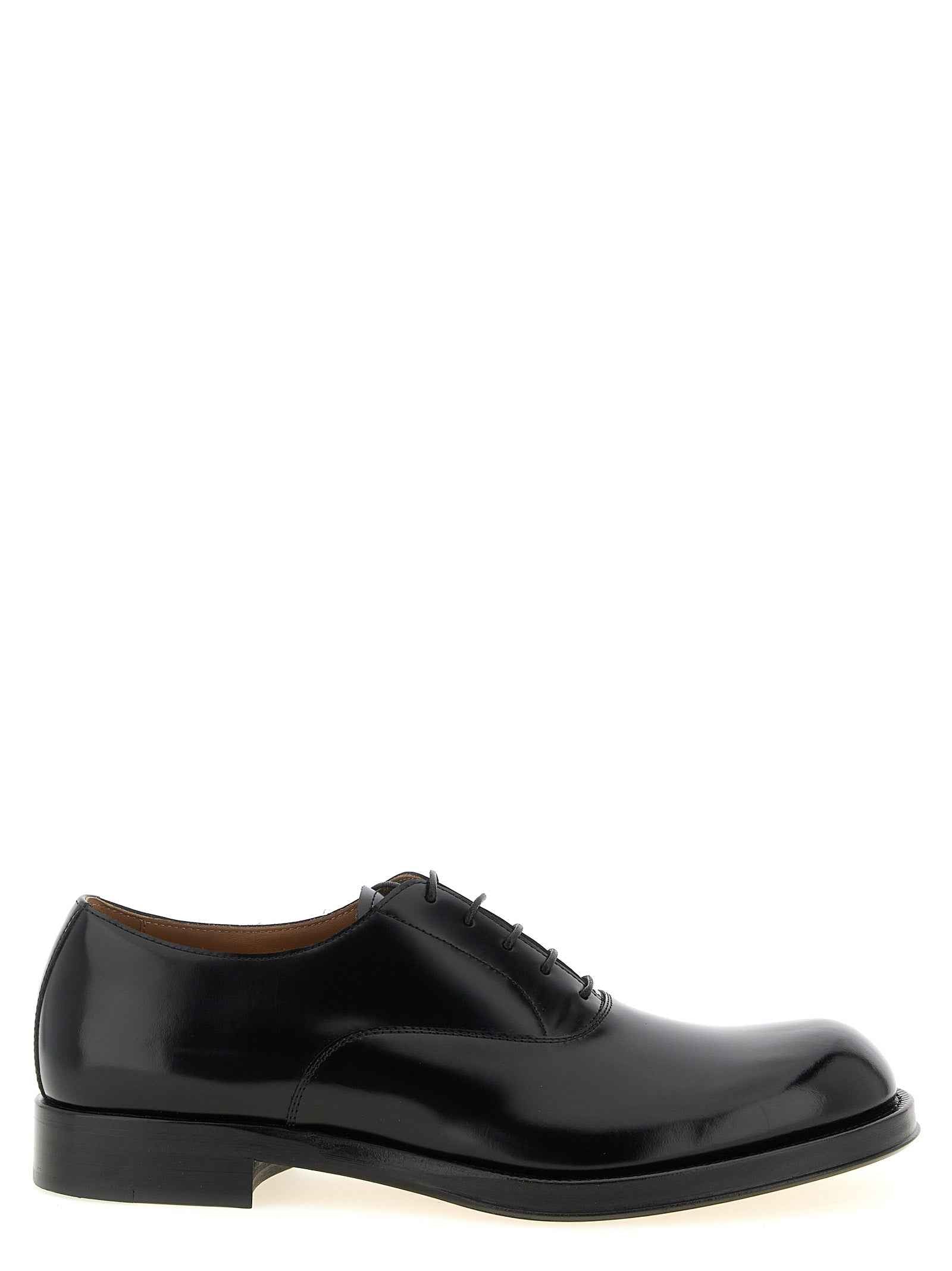 Black Calfskin Oxfords And Derbies