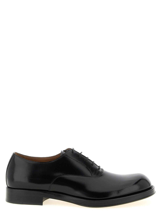 Black Calfskin Oxfords And Derbies