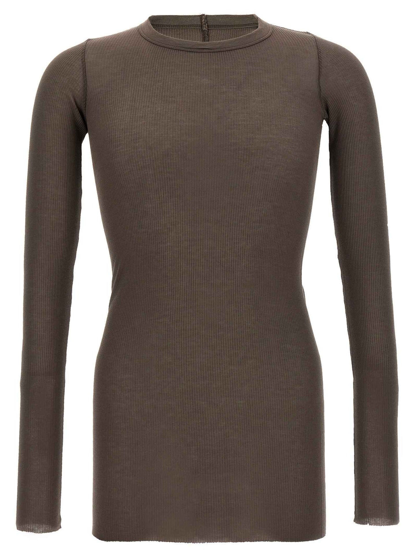 Gray Viscose T-Shirt