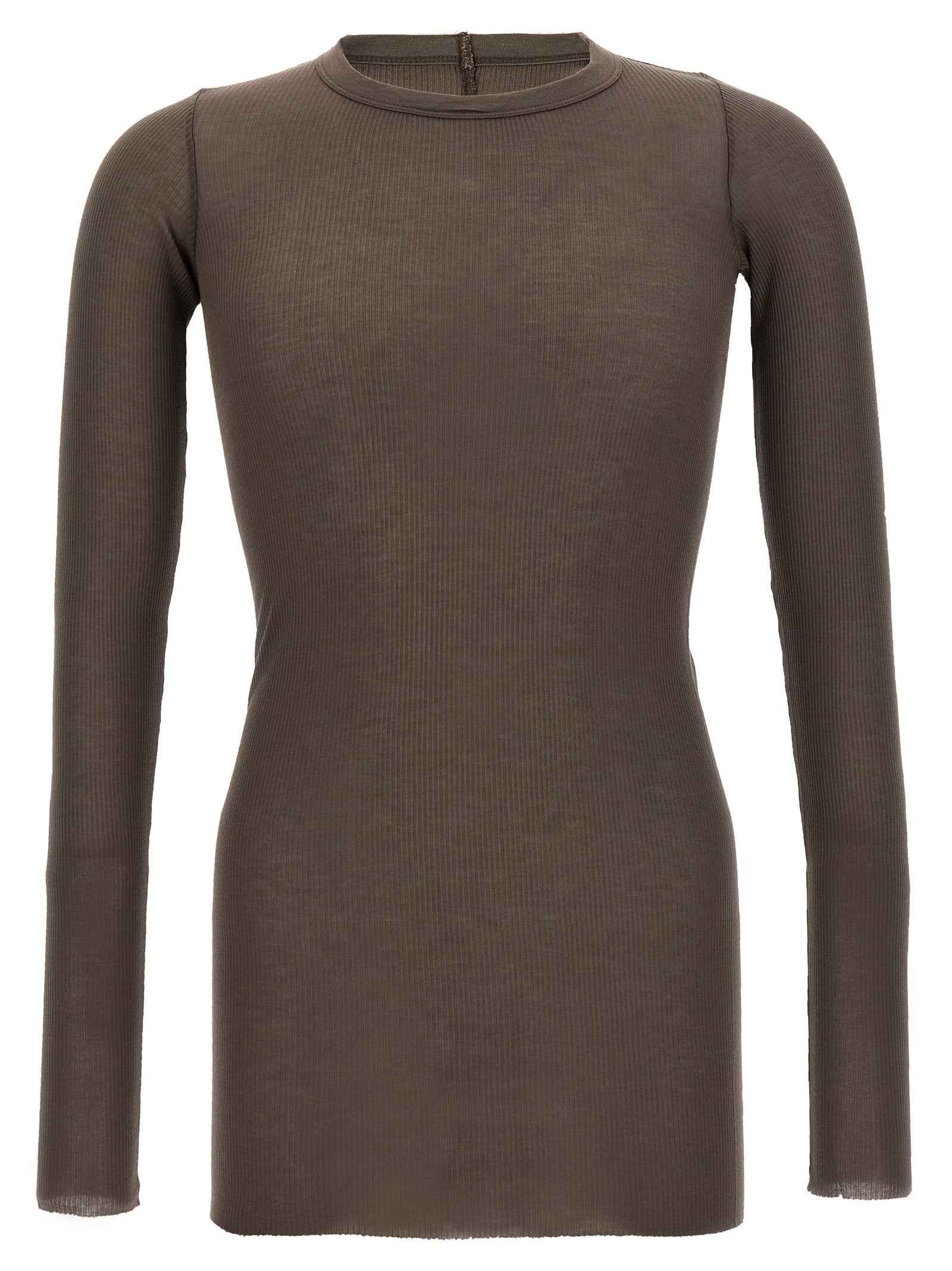 Gray Viscose T-Shirt
