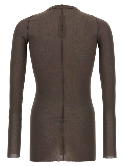 Gray Viscose T-Shirt
