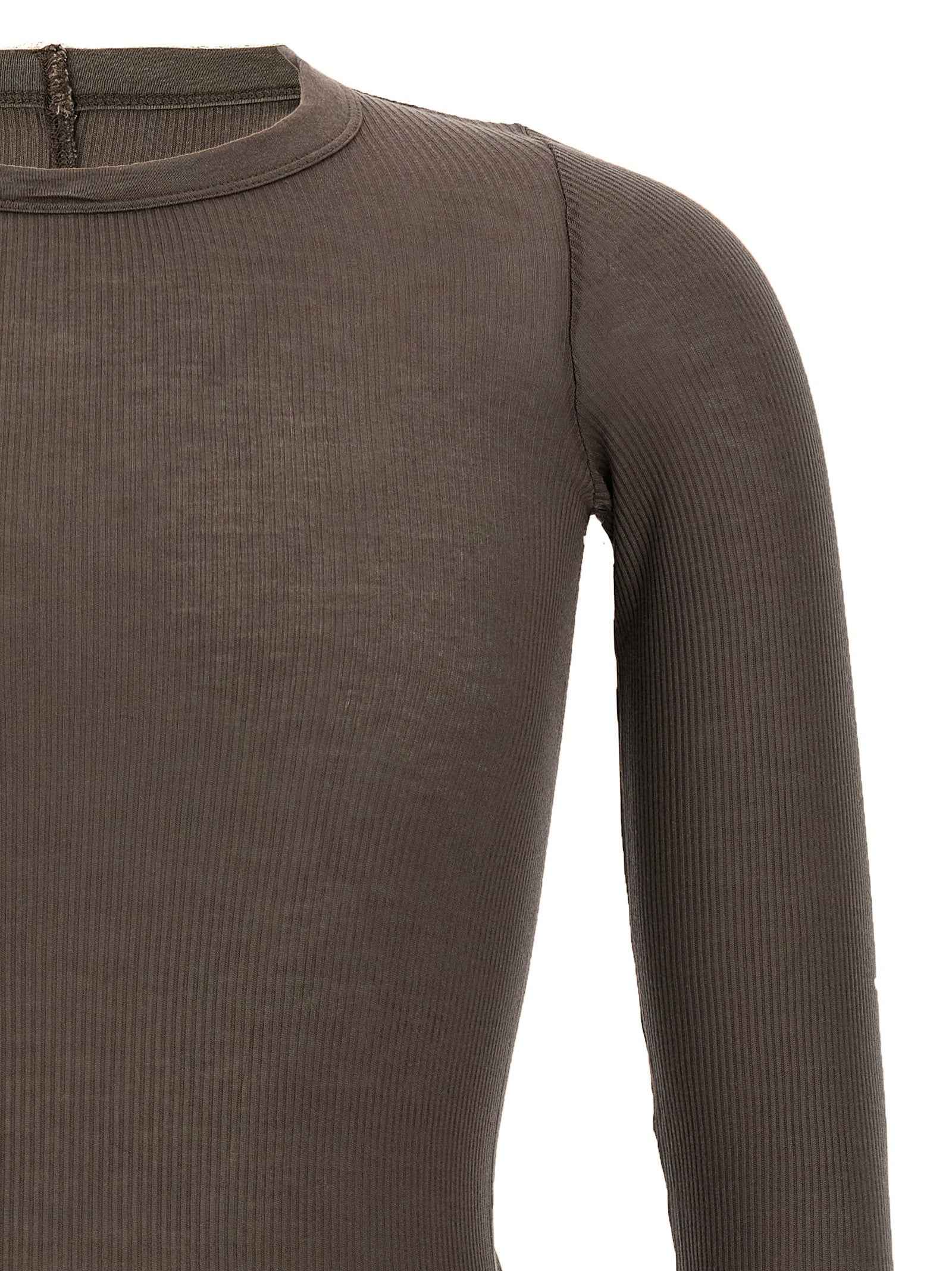 Gray Viscose T-Shirt