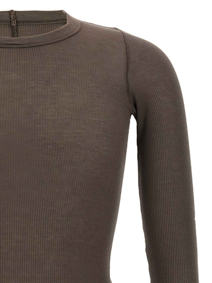 Gray Viscose T-Shirt
