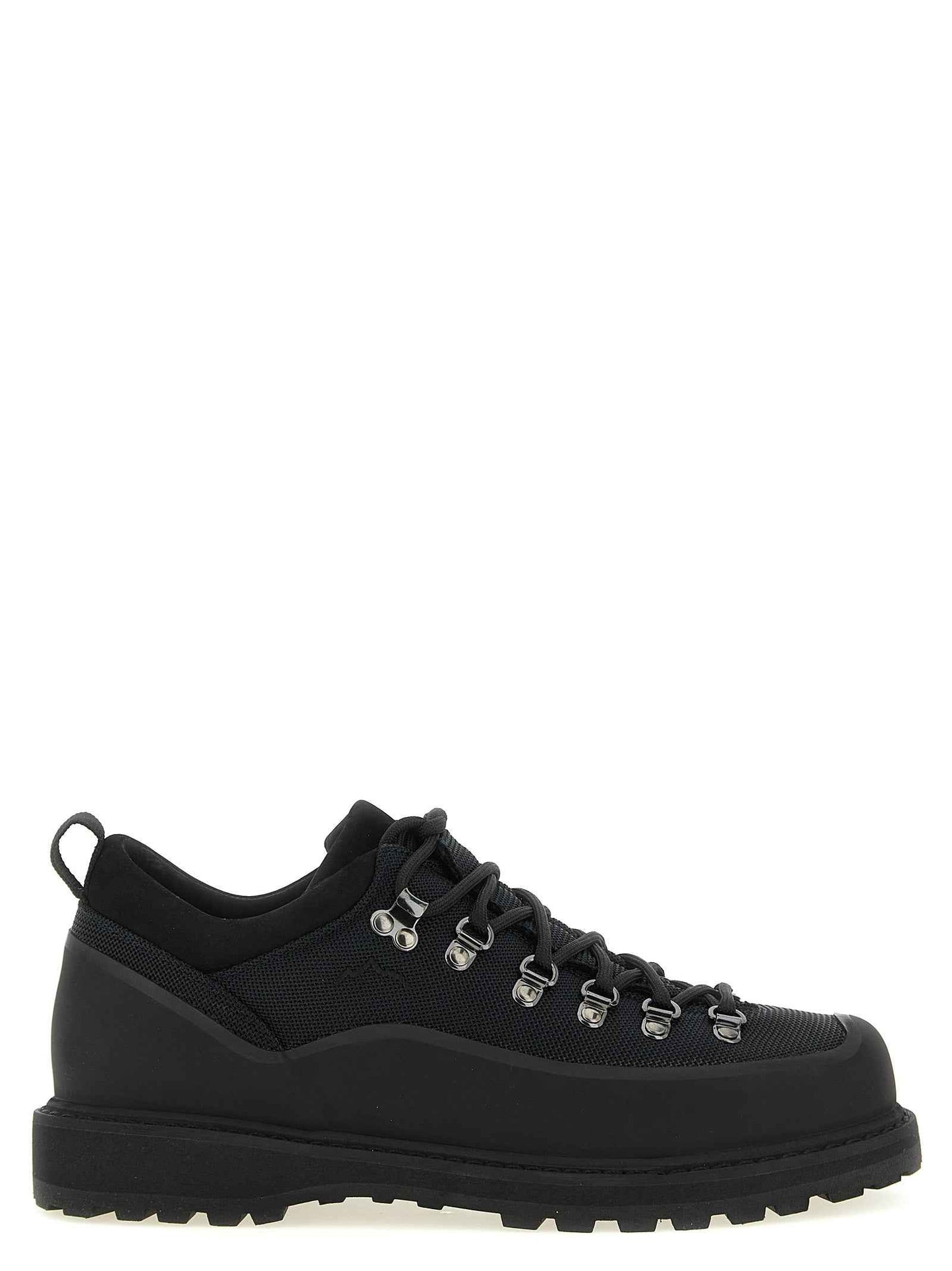 Black Polyamide Ankle Boots