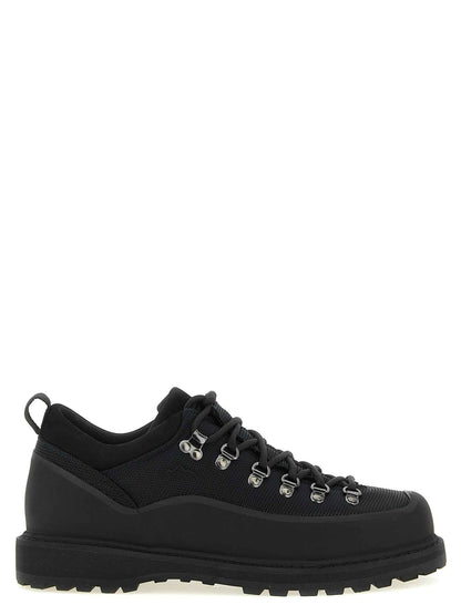 Black Polyamide Ankle Boots