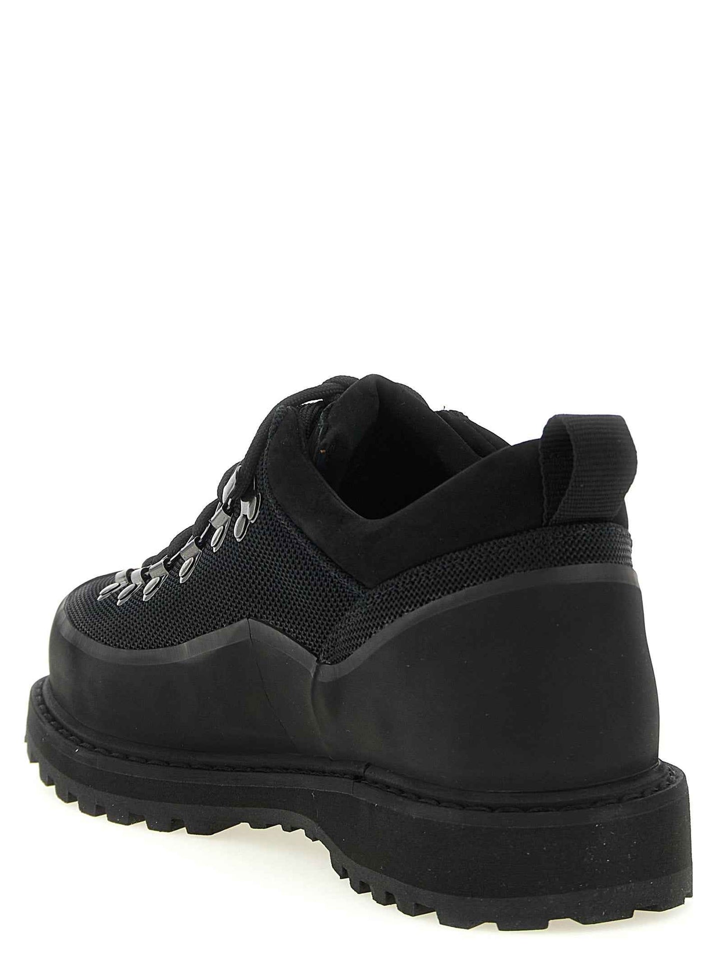 Black Polyamide Ankle Boots