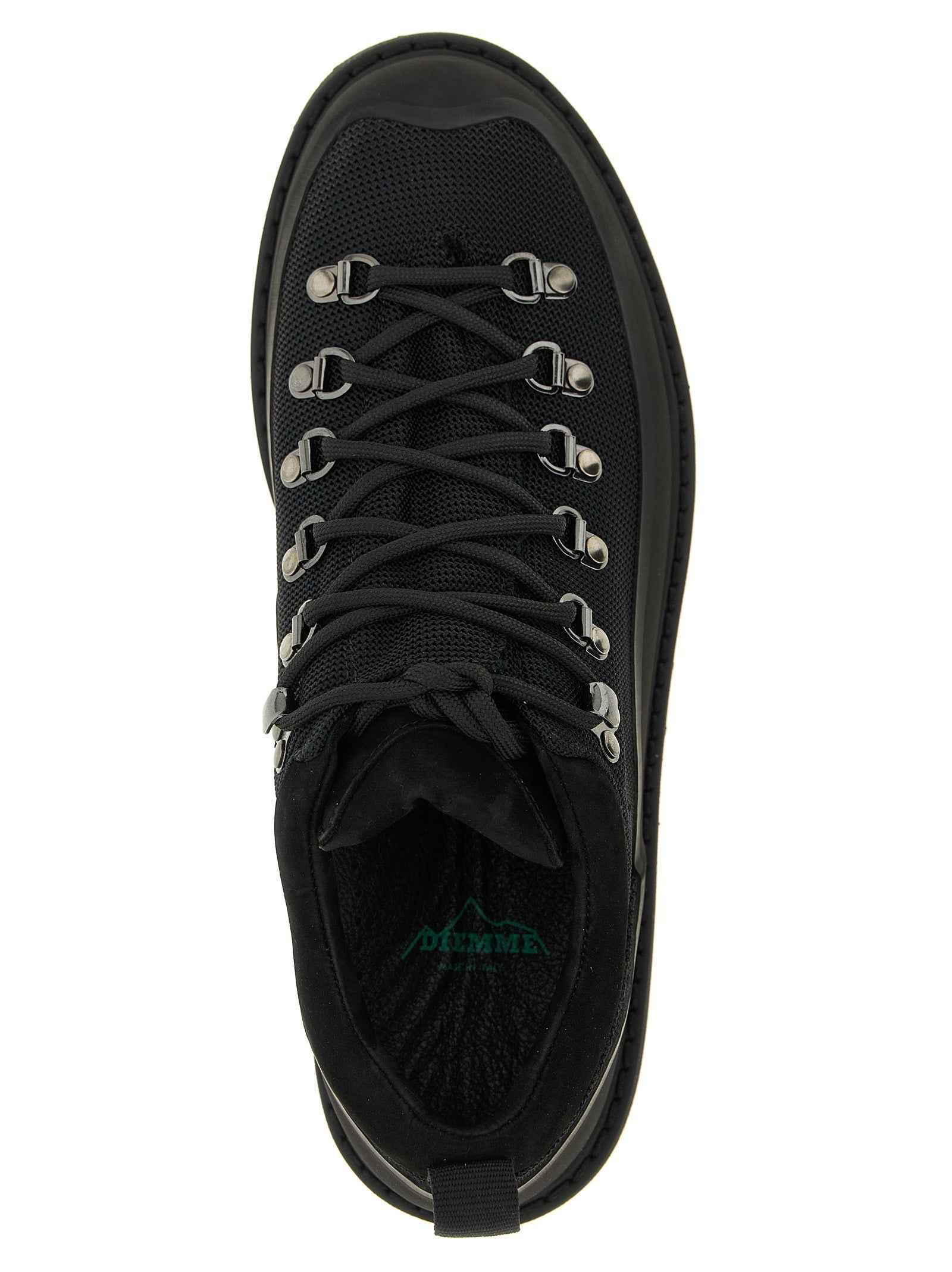 Black Polyamide Ankle Boots