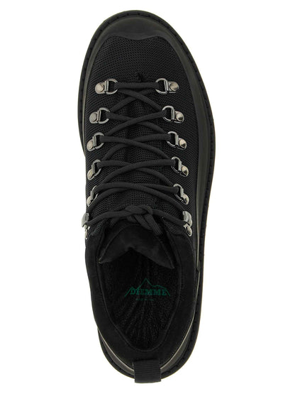 Black Polyamide Ankle Boots