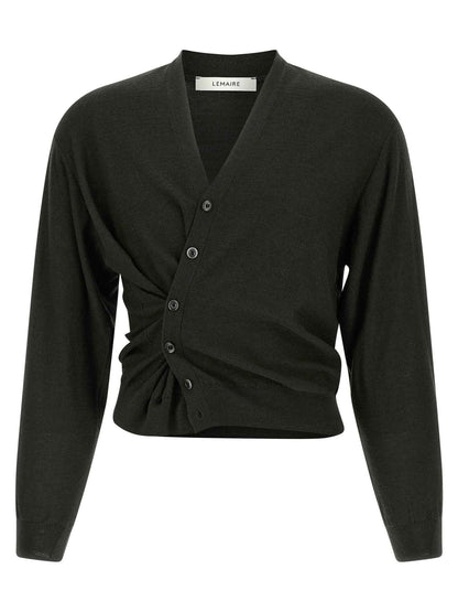 Black Marabou Cardigan