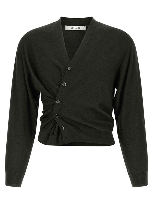 Black Marabou Cardigan
