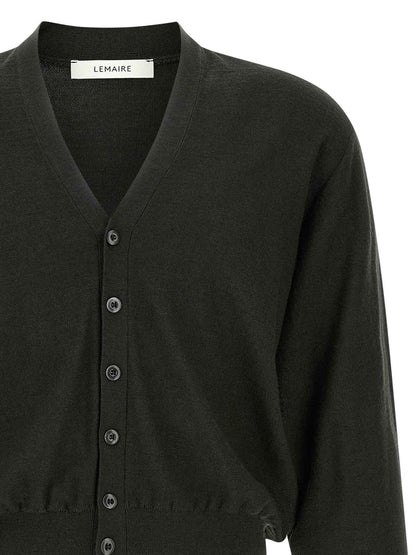 Black Marabou Cardigan