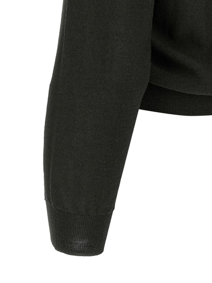Black Marabou Cardigan