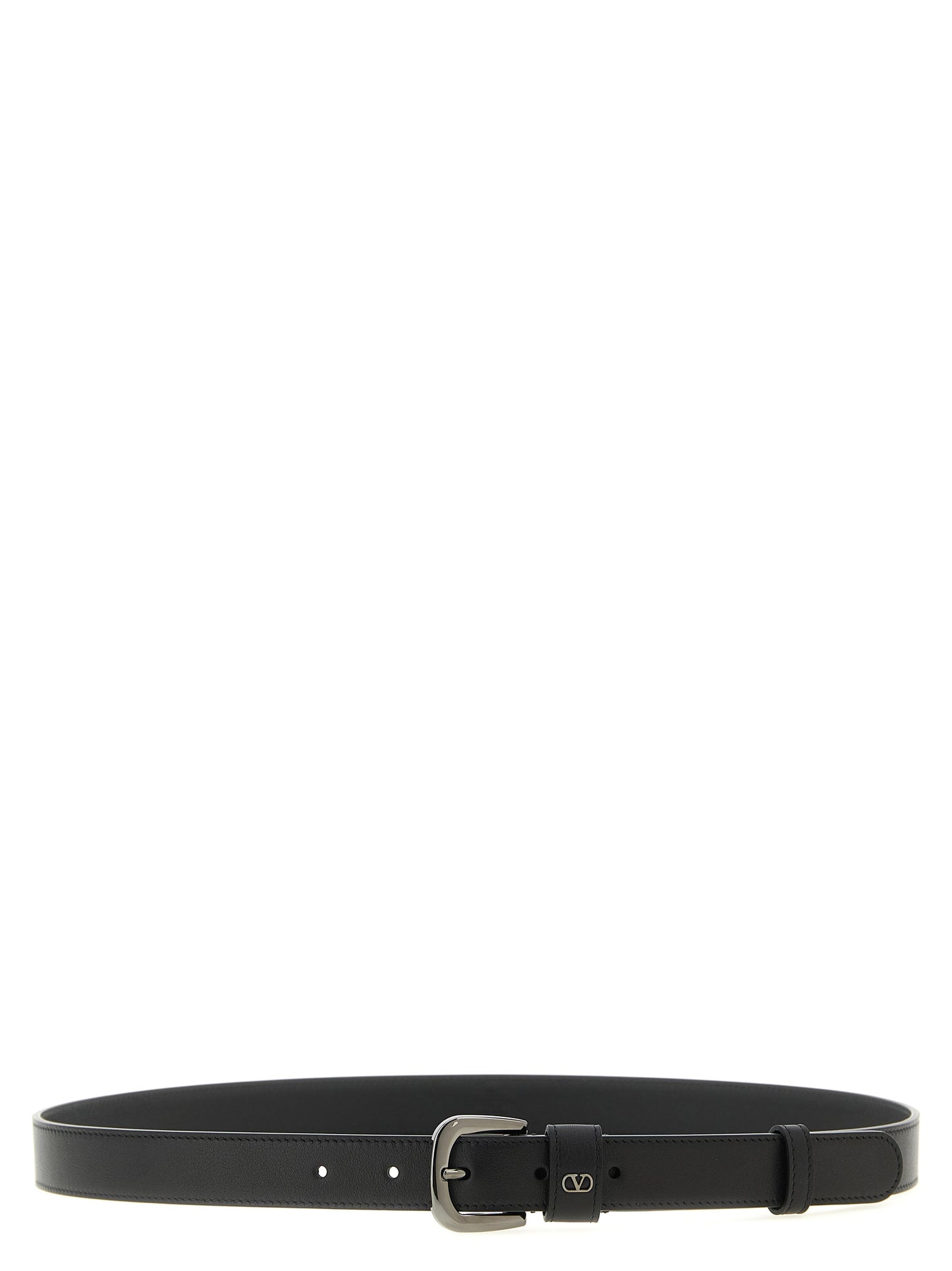 Black Calfskin Regular Belt