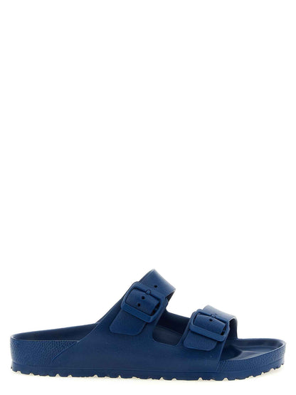 Blue Polyethylene Flat Sandals