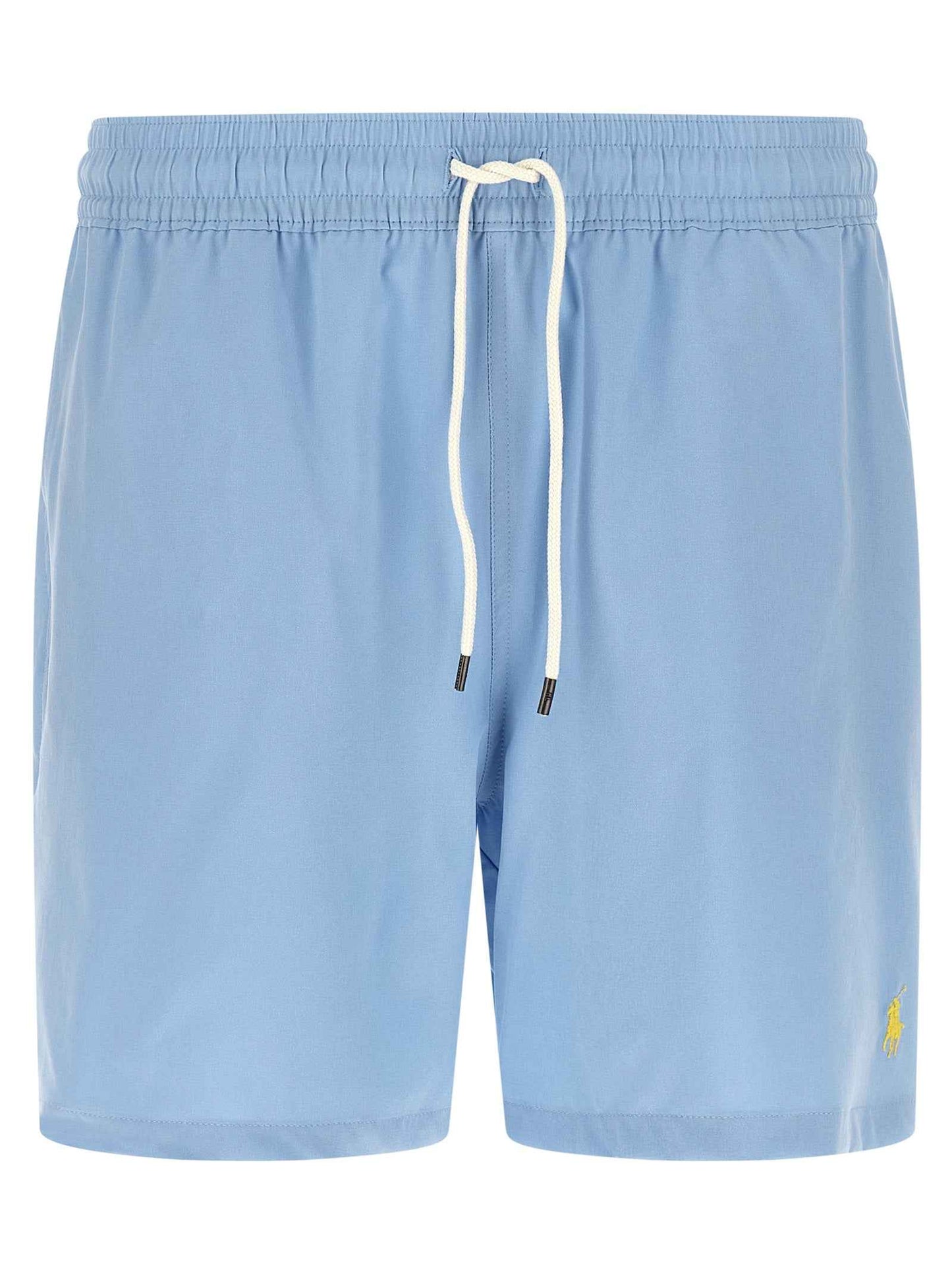 Blue Polyester Swim Shorts