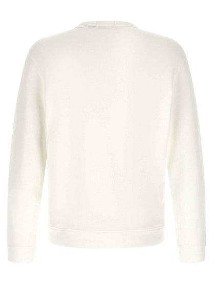 White Cotton Sweatshirt