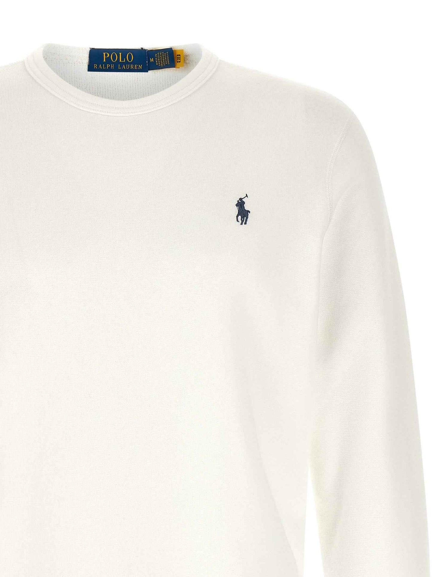 White Cotton Sweatshirt