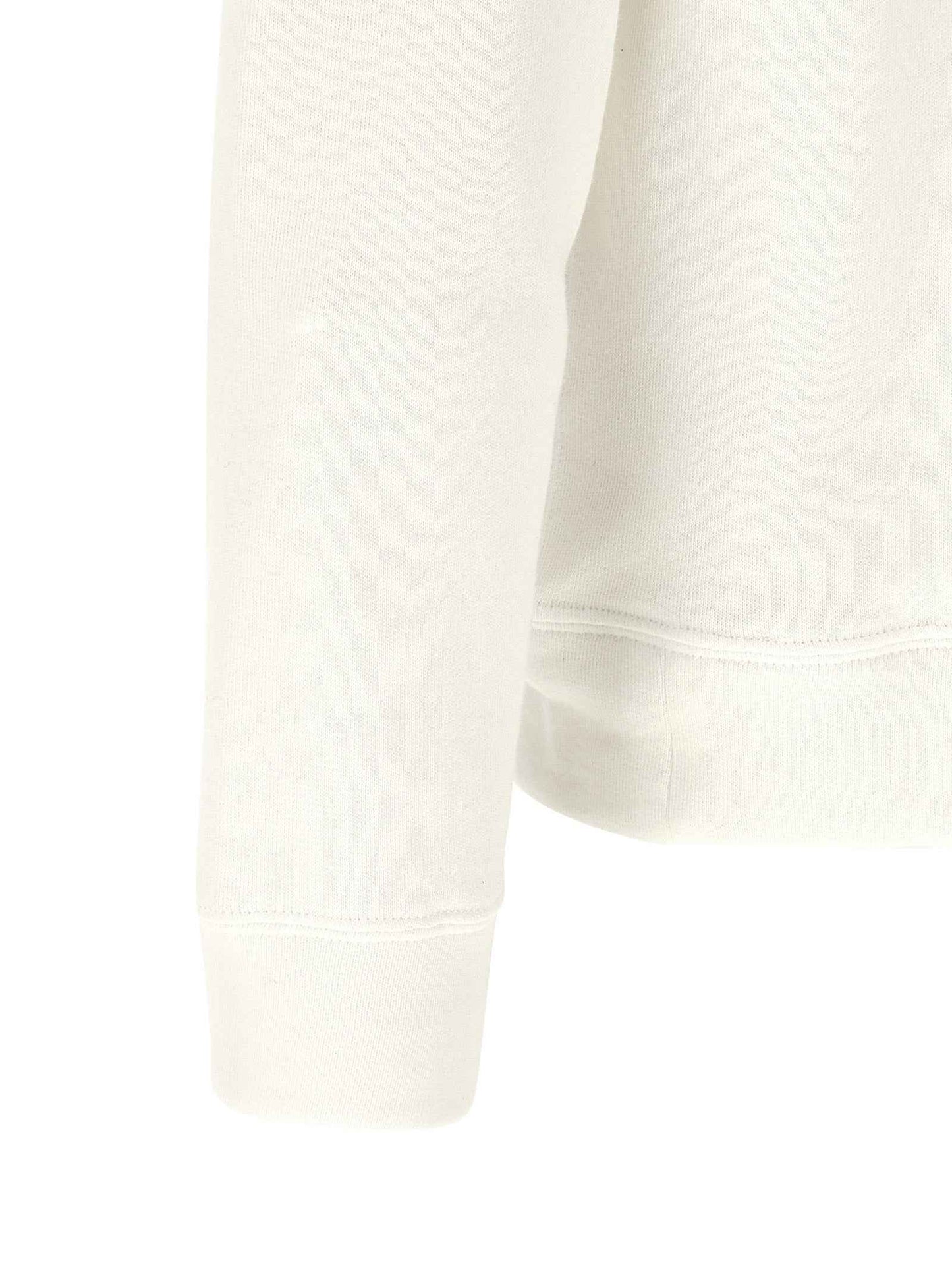 White Cotton Sweatshirt