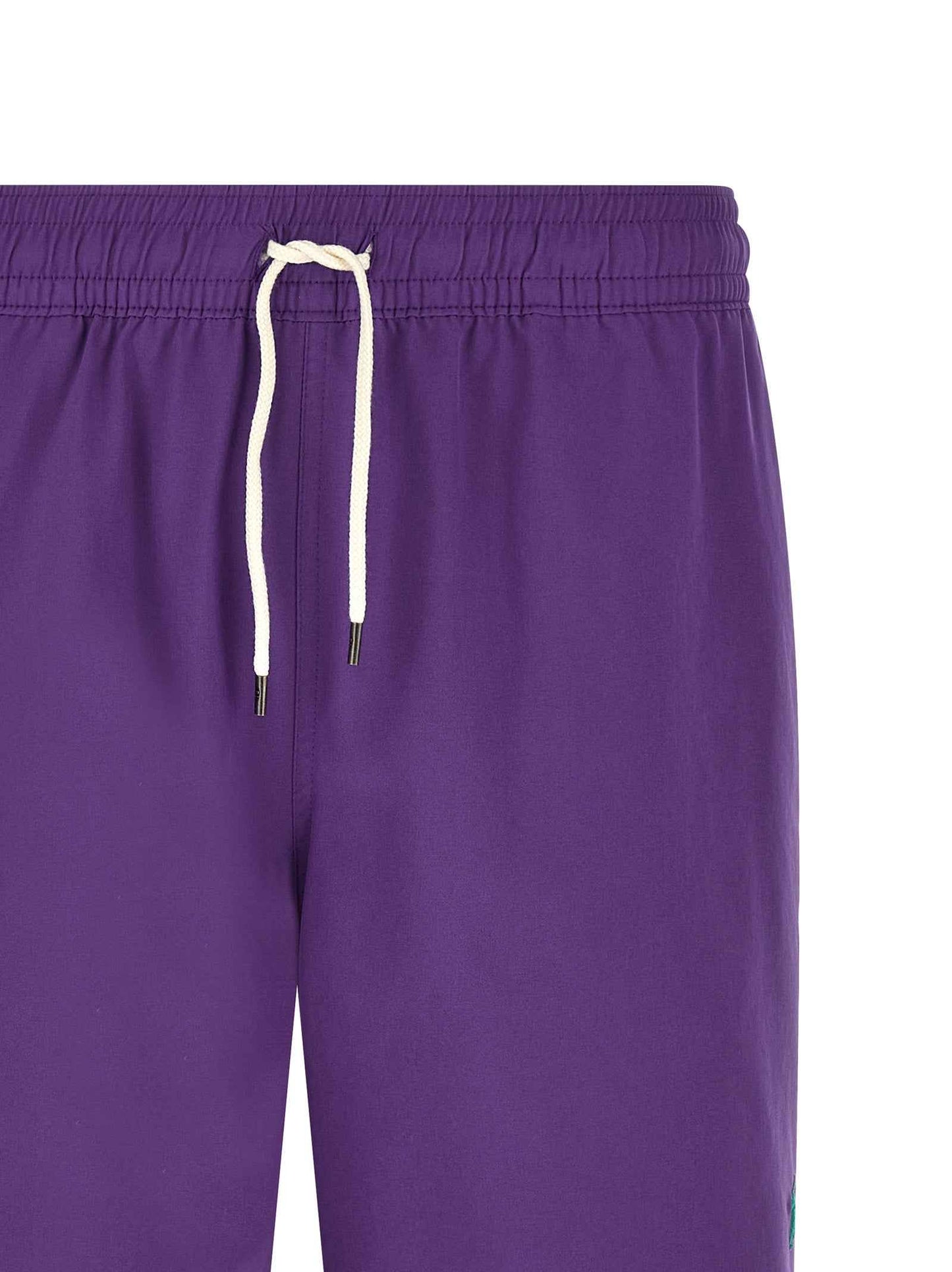 Purple Polyester Shorts