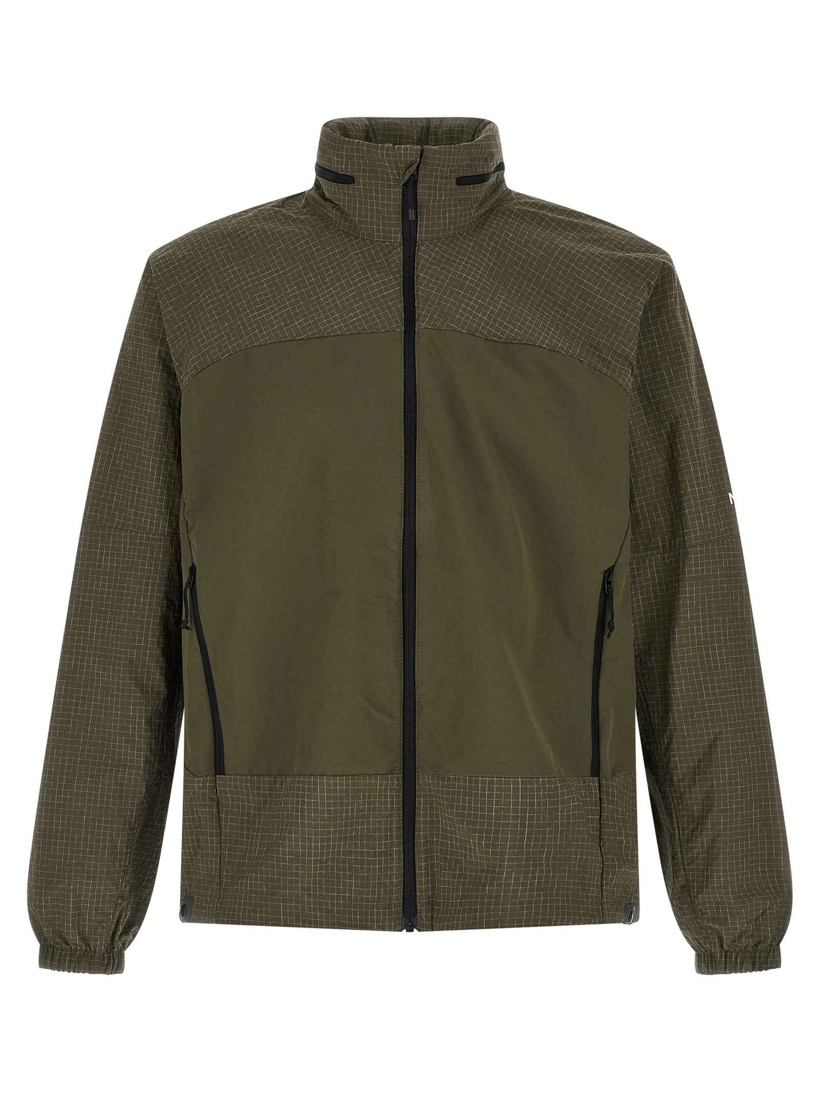Bicolor Nylon Shell Jacket