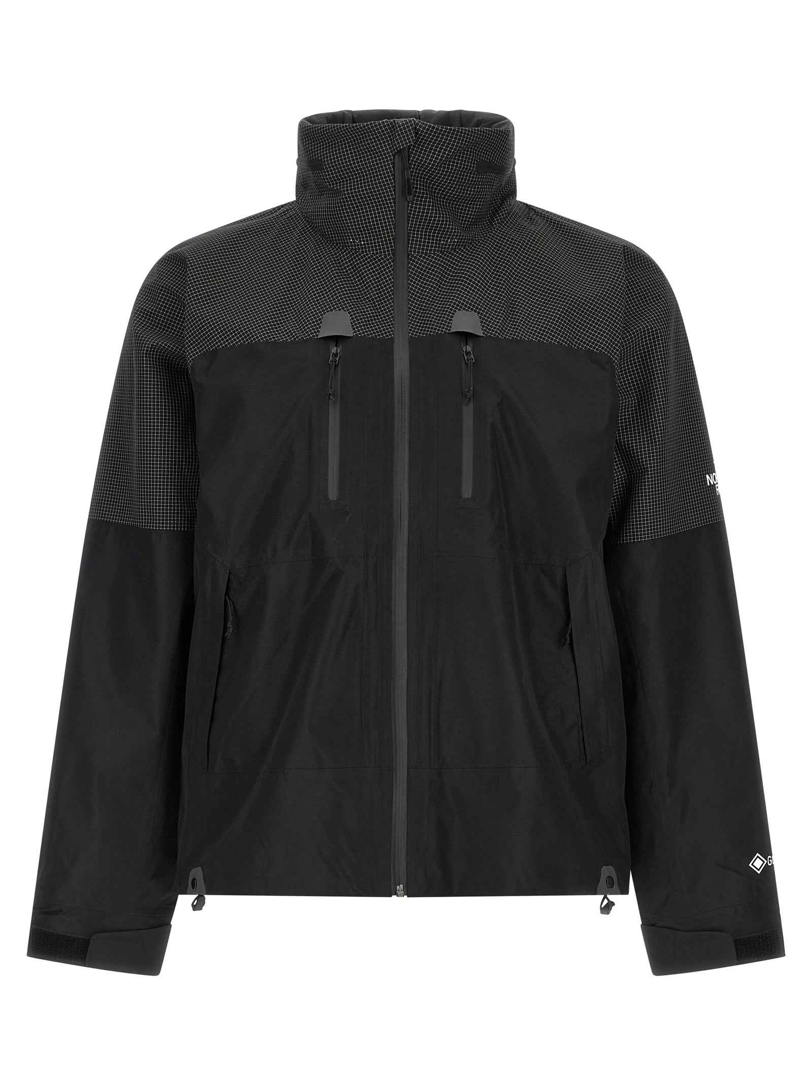 Black Polyester Shell Jacket