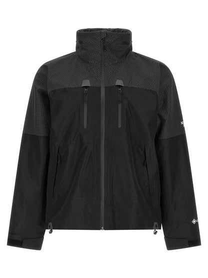 Black Polyester Shell Jacket