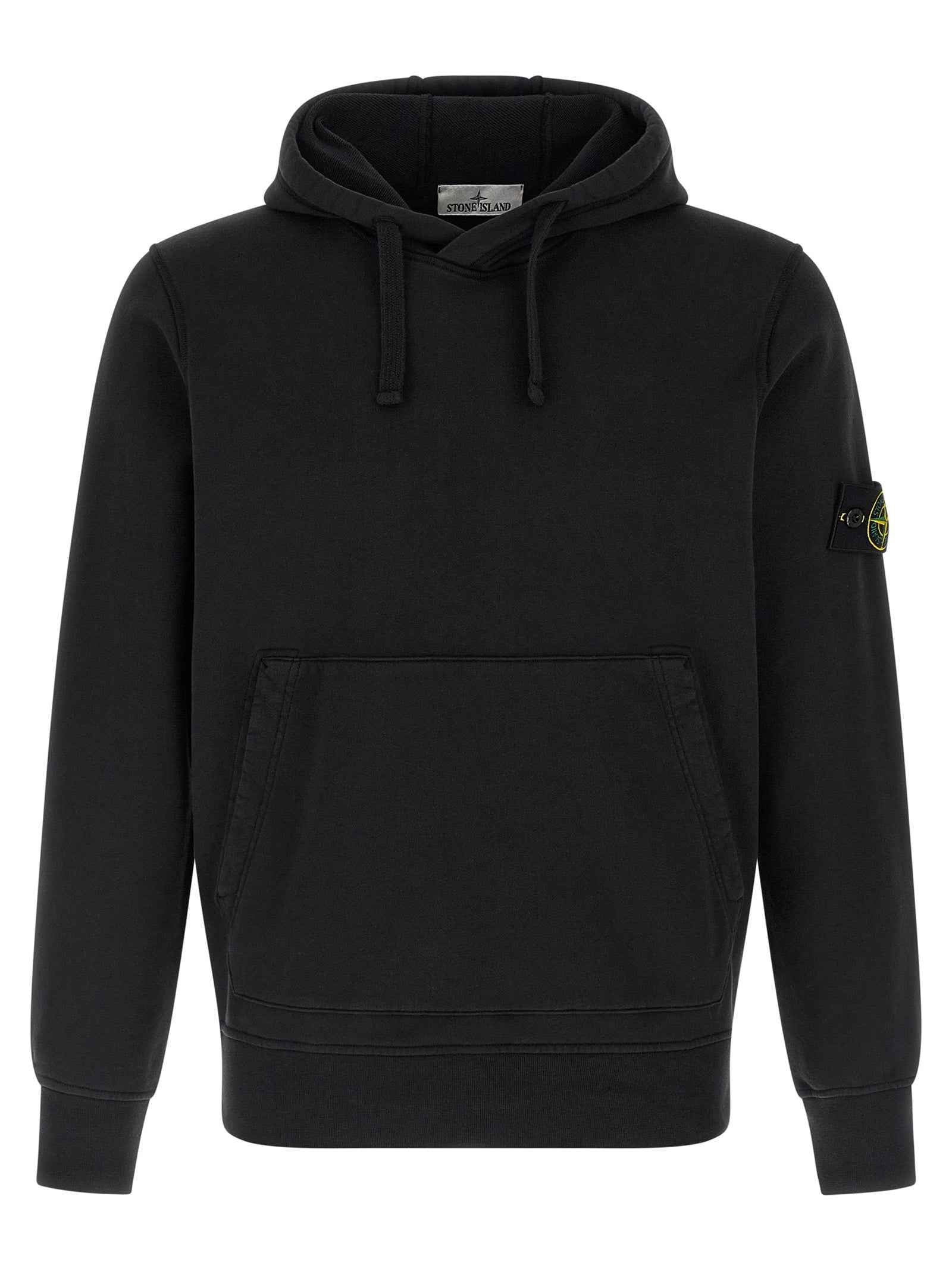 Black Cotton Sweatshirt
