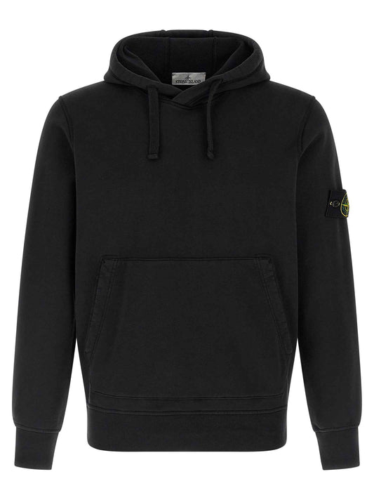 Black Cotton Sweatshirt