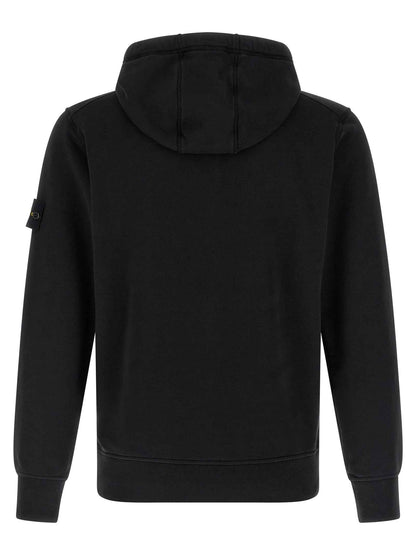 Black Cotton Sweatshirt