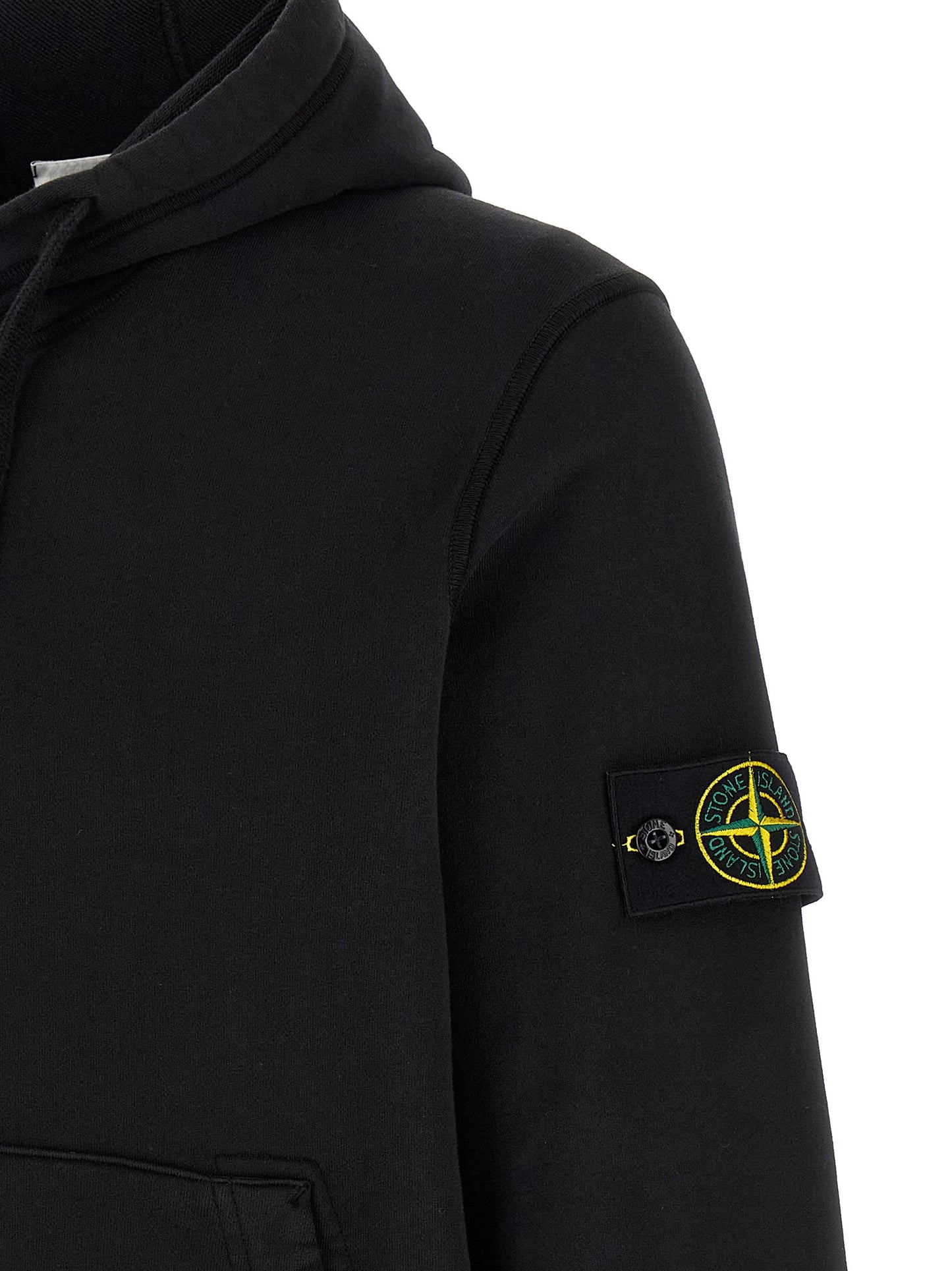 Black Cotton Sweatshirt