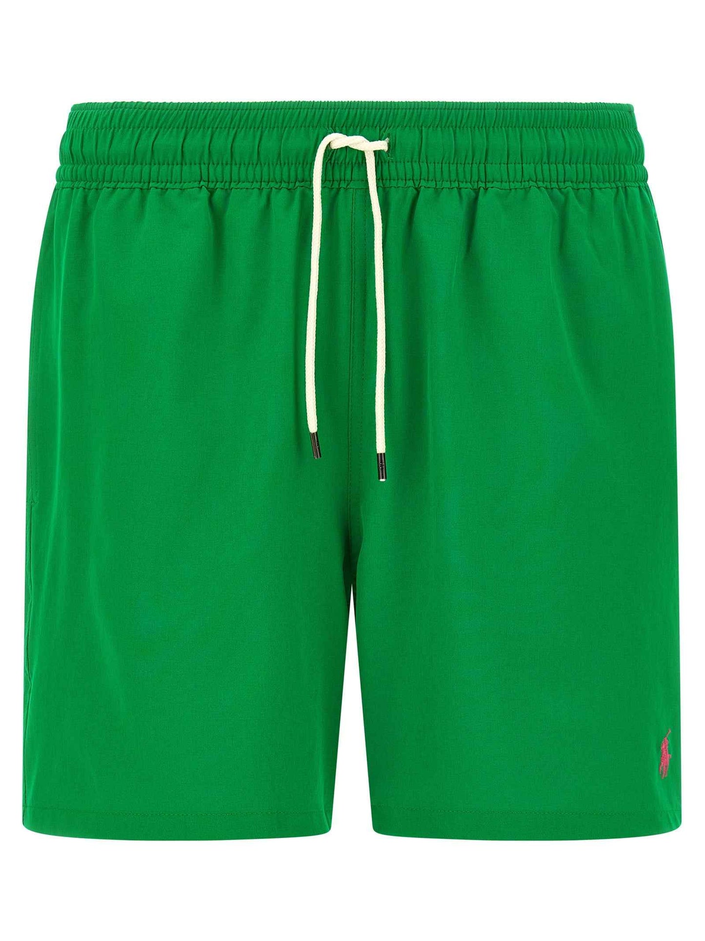 Bicolor Polyester Swim Shorts