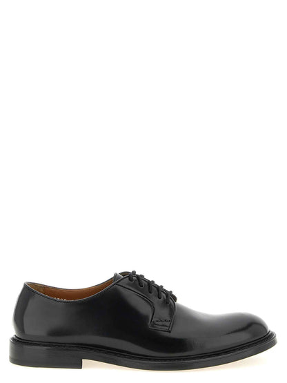 Black Calfskin Oxfords And Derbies