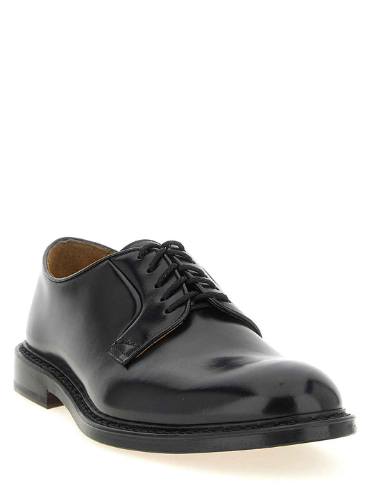 Black Calfskin Oxfords And Derbies