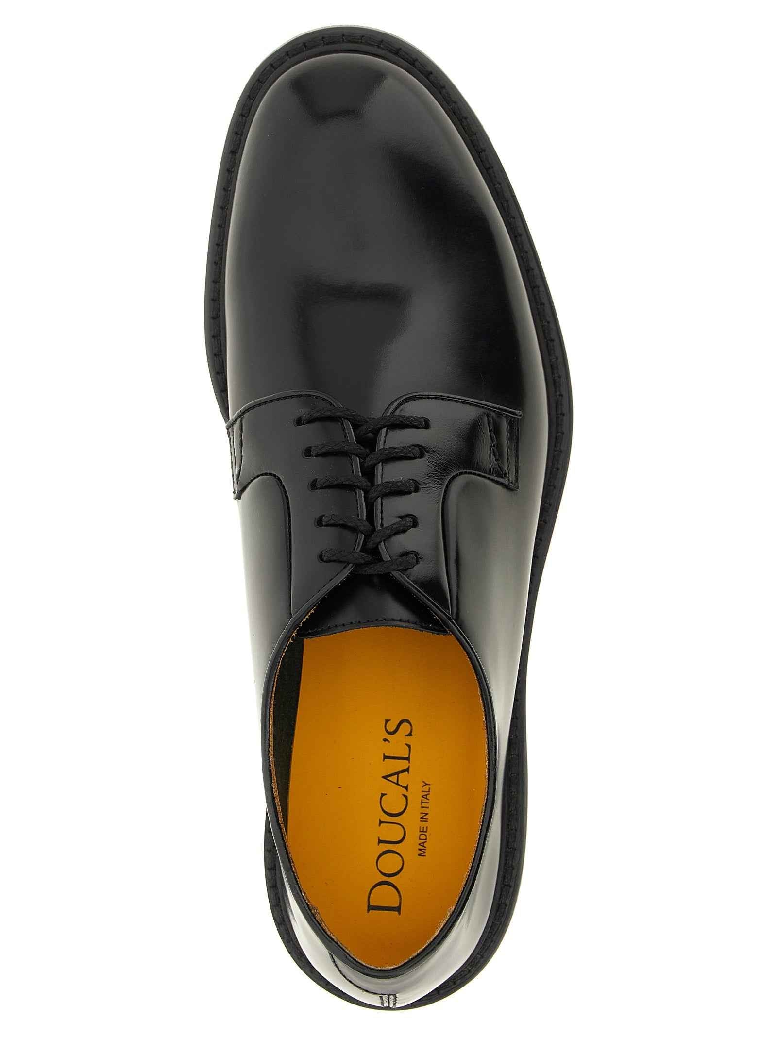 Black Calfskin Oxfords And Derbies