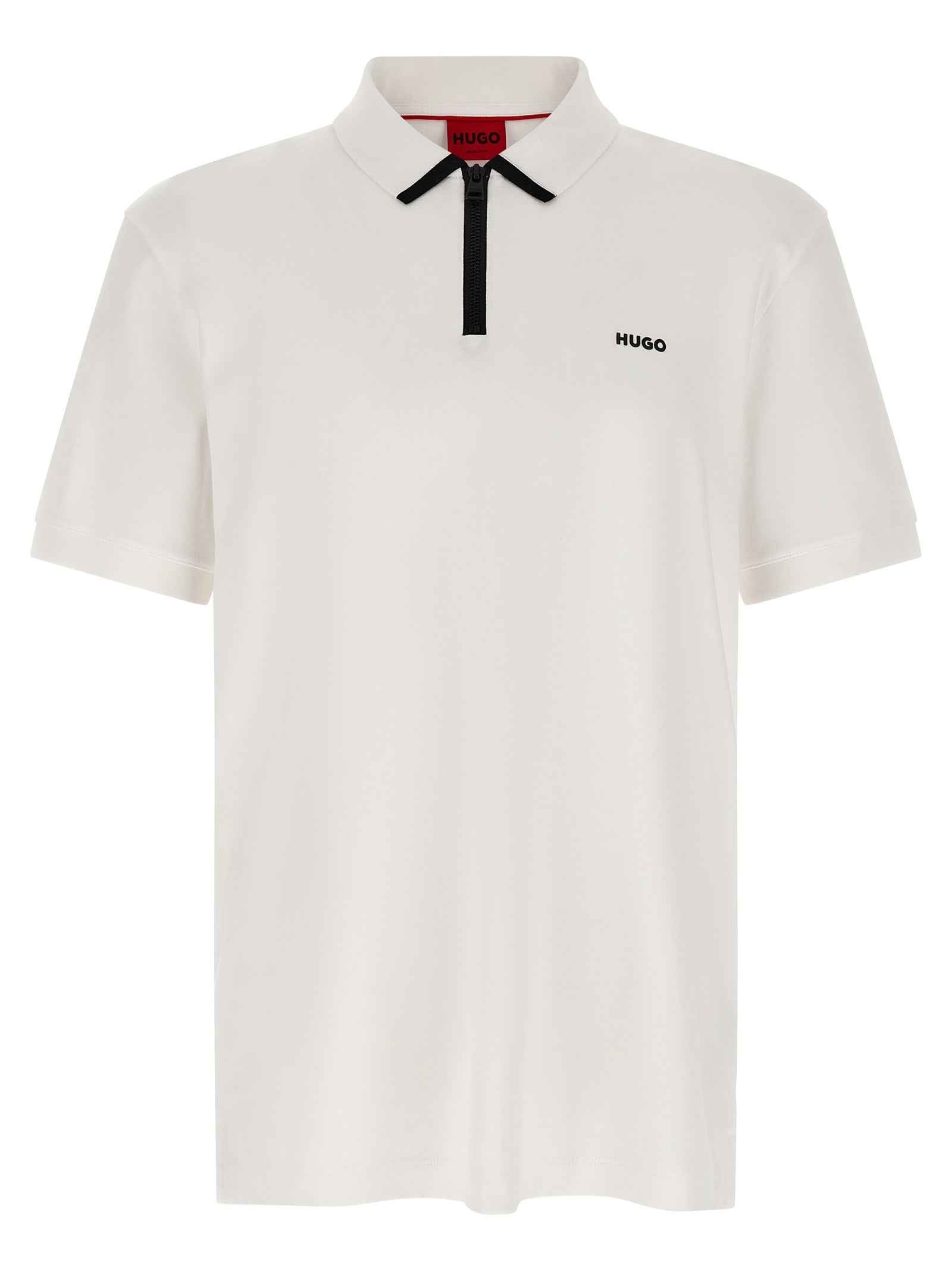 White Cotton Polo Shirt