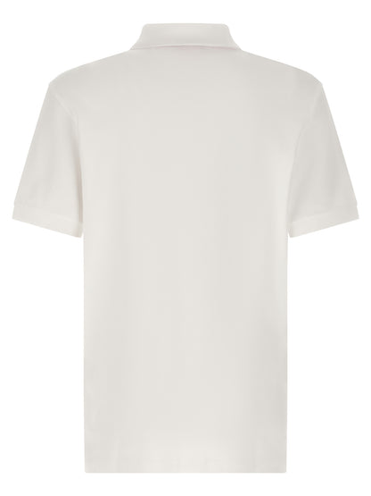 White Cotton Polo Shirt