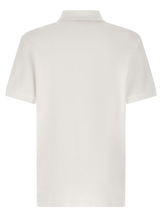 White Cotton Polo Shirt