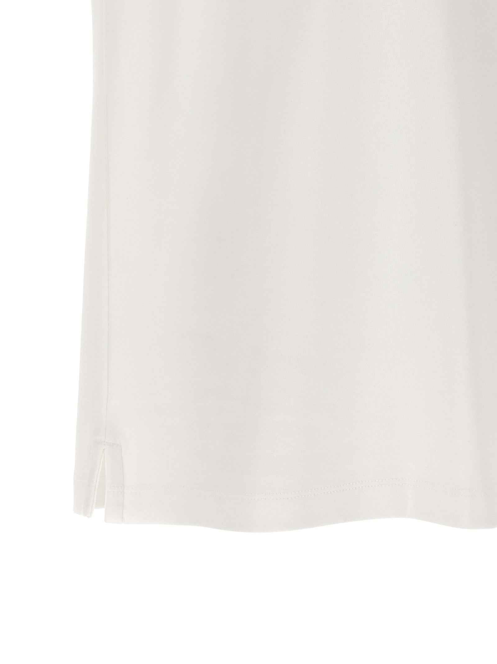 White Cotton Polo Shirt