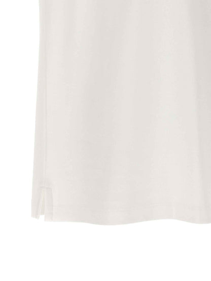 White Cotton Polo Shirt
