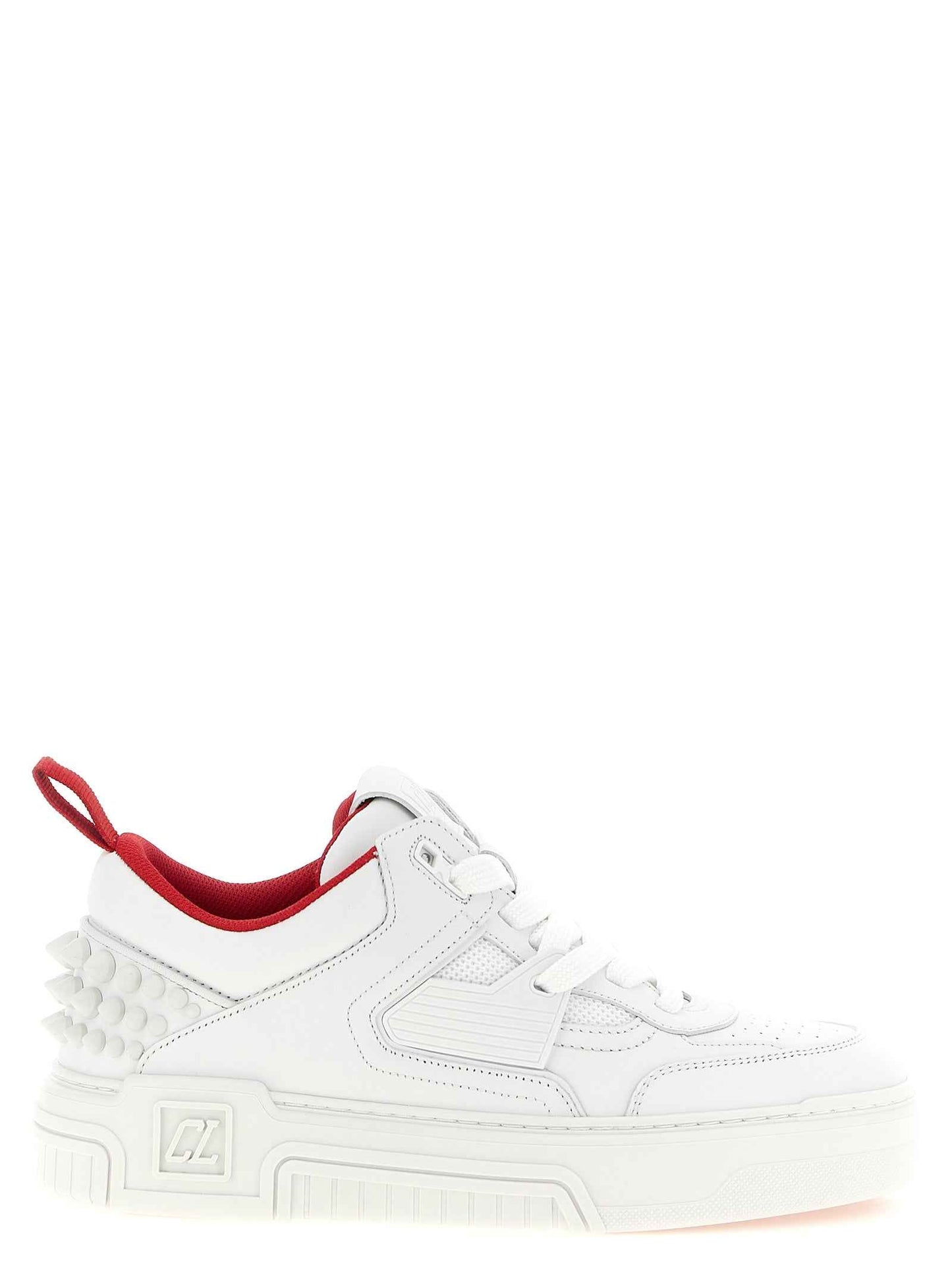 White Calfskin Athletic Sneakers