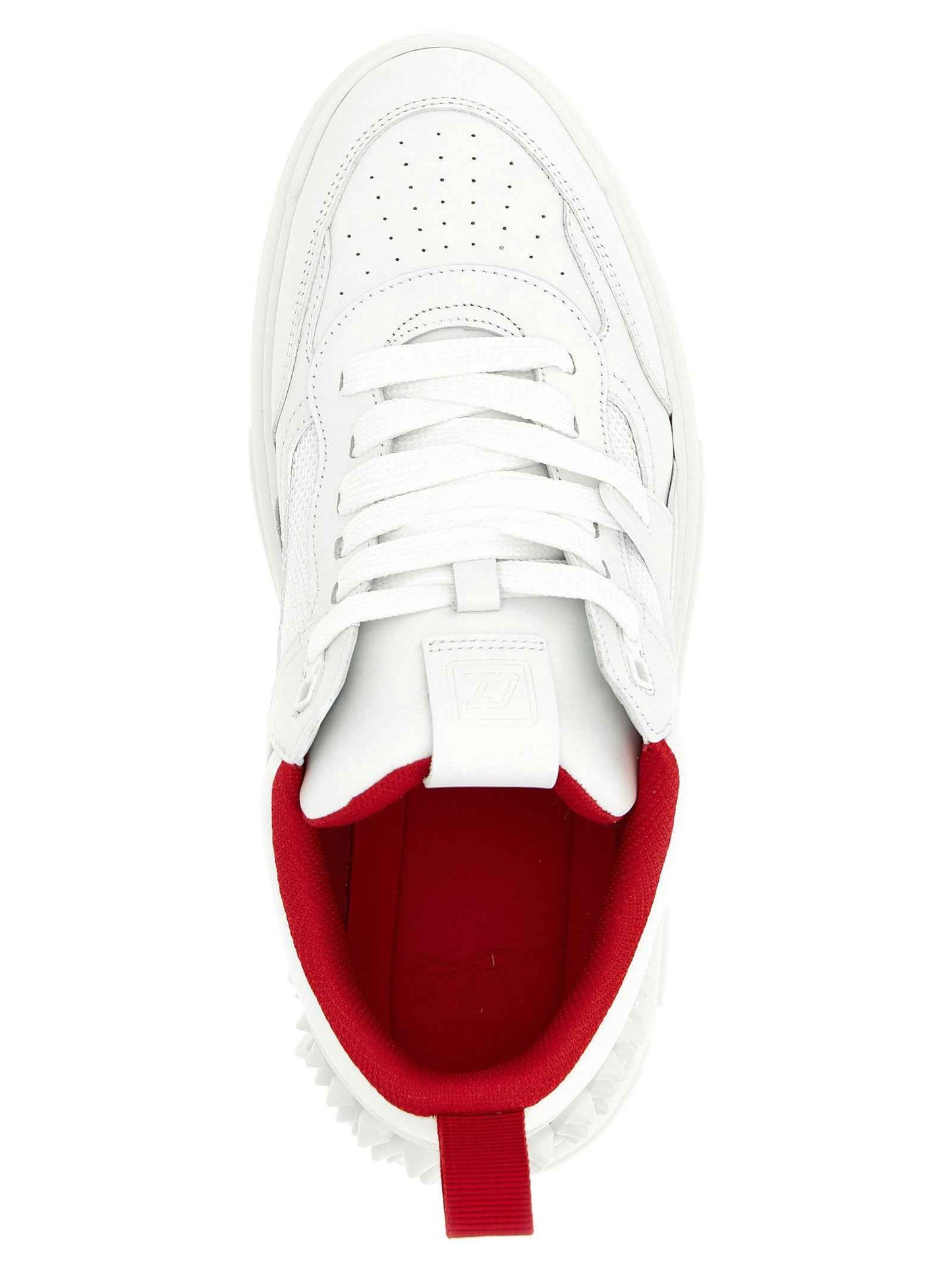 White Calfskin Athletic Sneakers