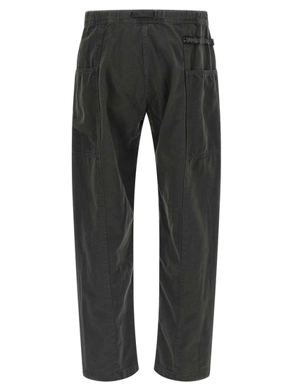 Gray Cotton Cargo Pants