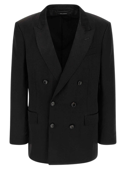 Black Viscose Blazer