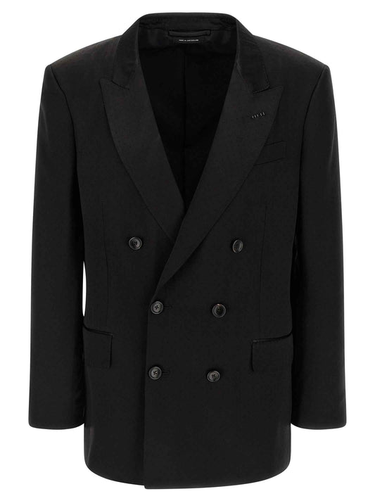 Black Viscose Blazer