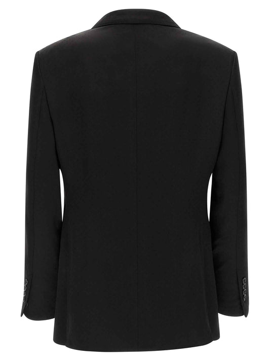 Black Viscose Blazer