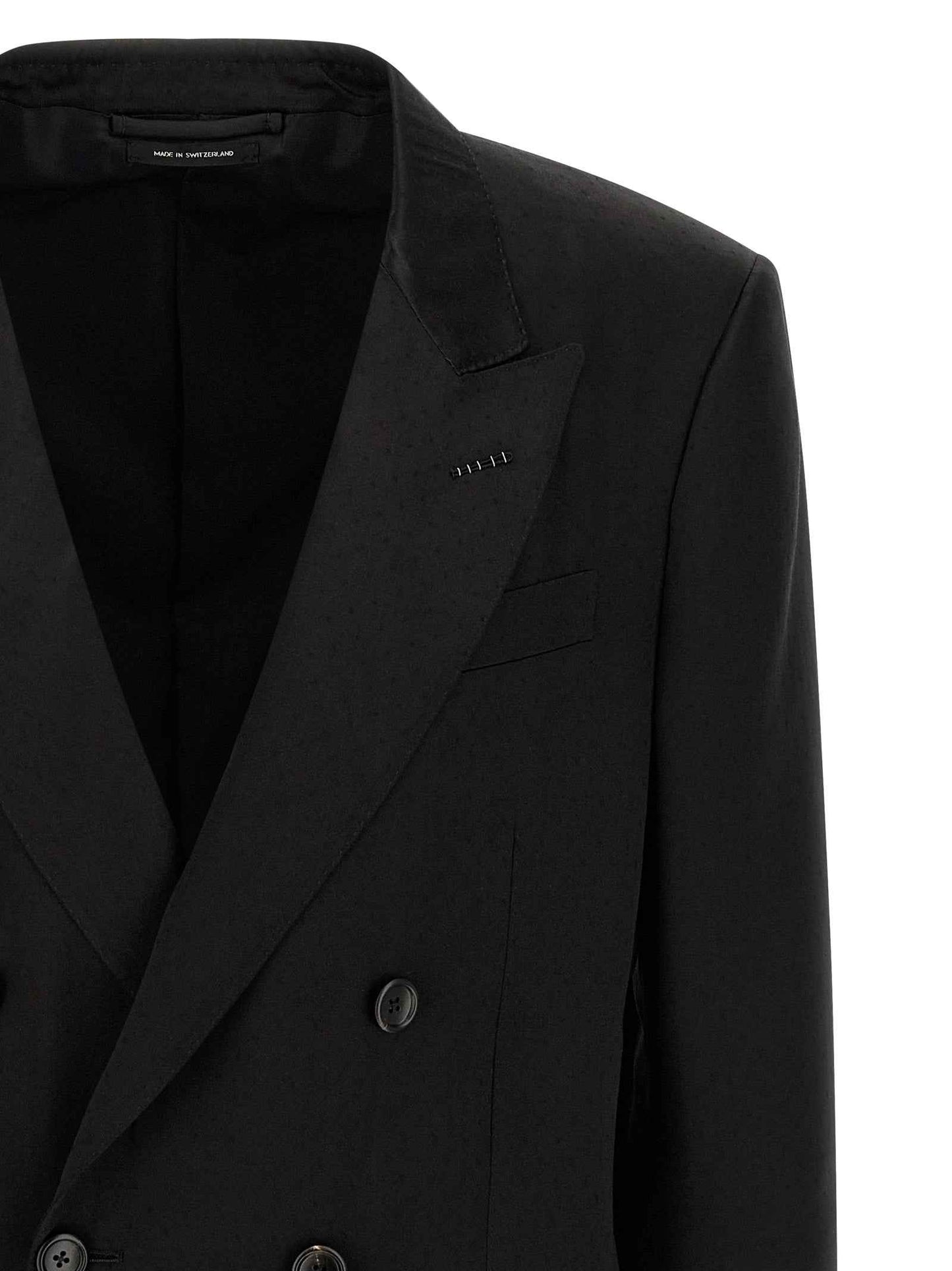 Black Viscose Blazer