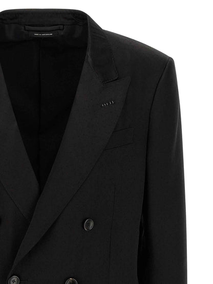 Black Viscose Blazer