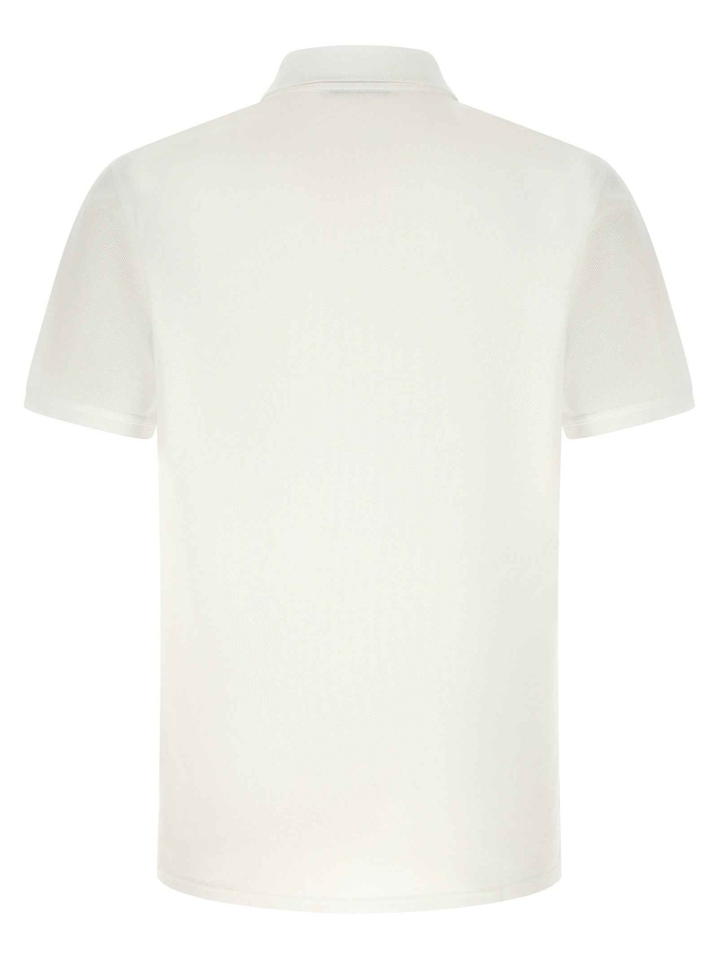 White Cotton Polo Shirt