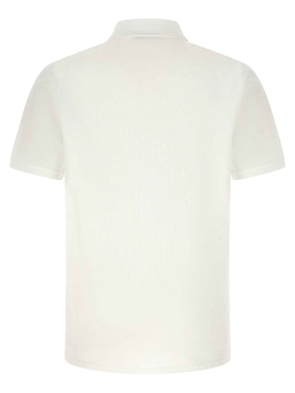 White Cotton Polo Shirt